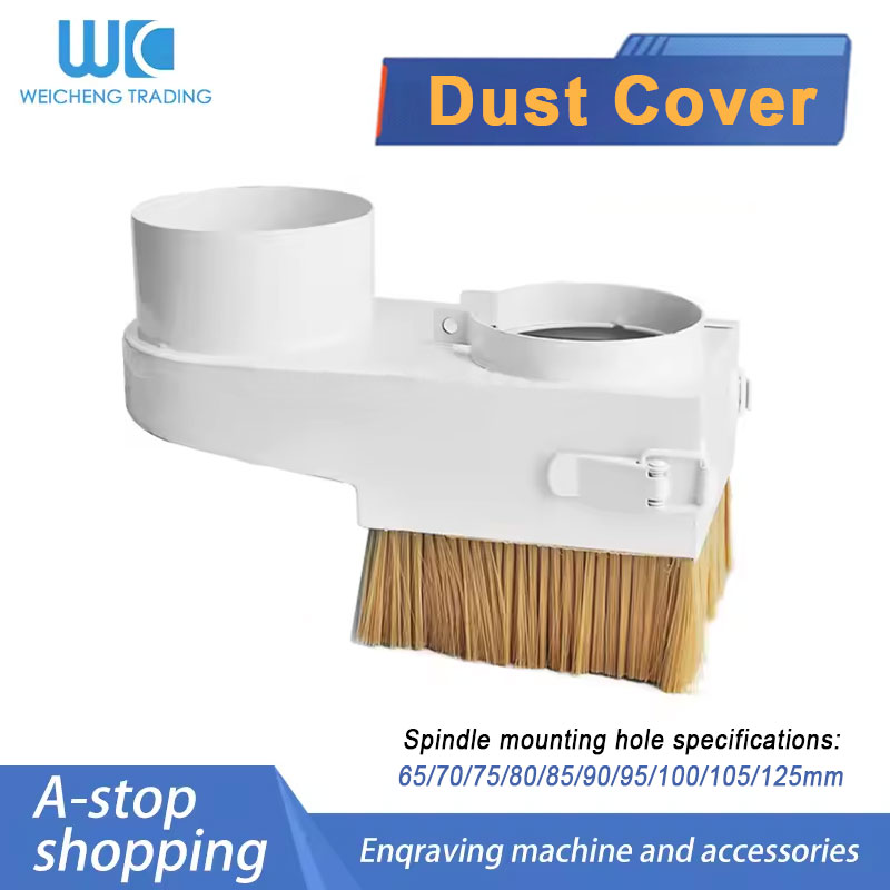 Dust Shoe Cnc - 65/70/75/80/85/100/125mm Diametro Collettore di Polveri Copertura