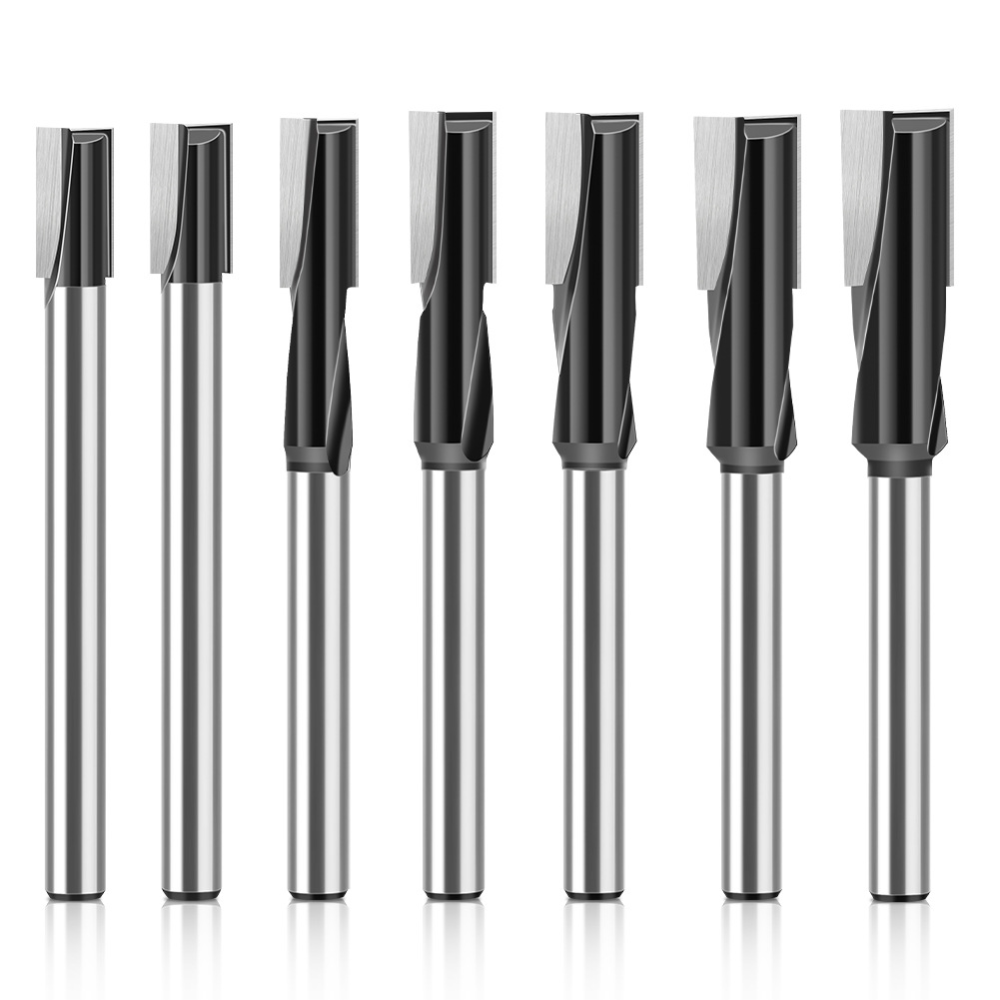 Cnc Router Bit - Fresa diritta con gambo da 12