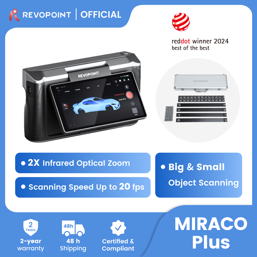 Industrial Laser Scanner - Revopoint MIRACO Plus Scanner 3D per