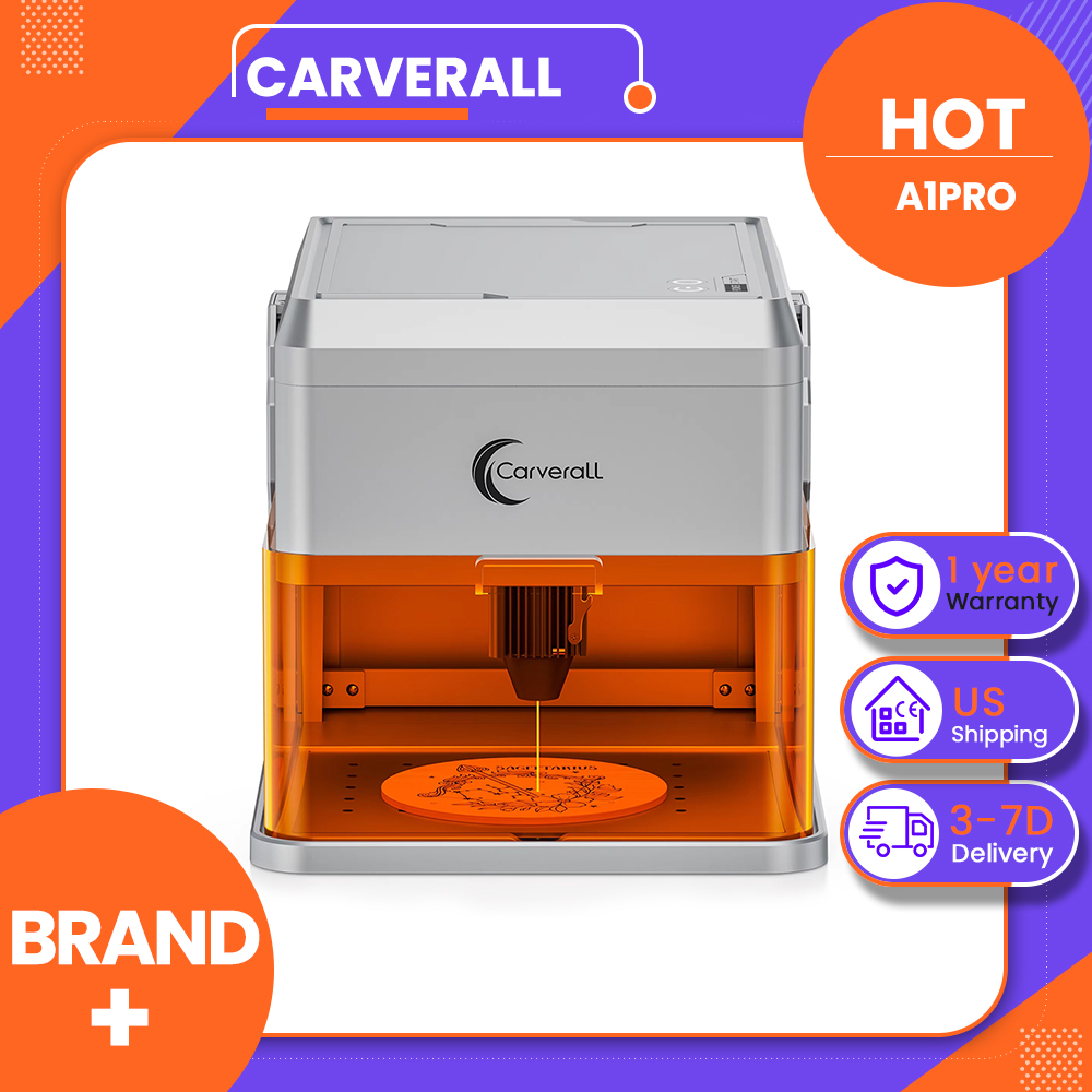 Industrial Grade Laser Cutter - Carverall A1PRO Incisore Laser 10W con