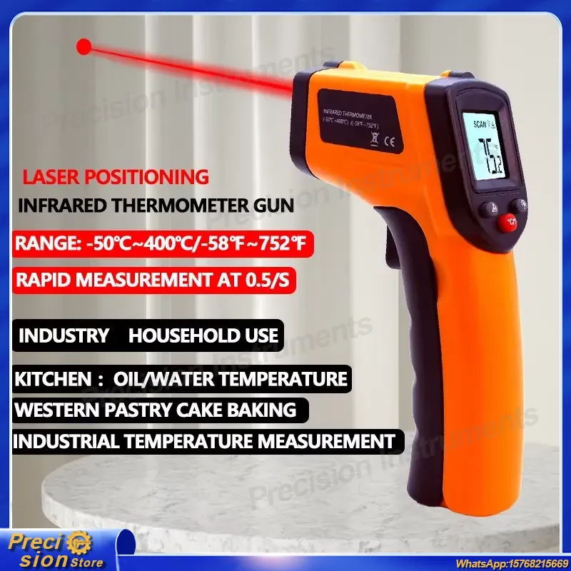 Industrial Laser Temperature - Termometro a Infrarossi Senza Contatto con