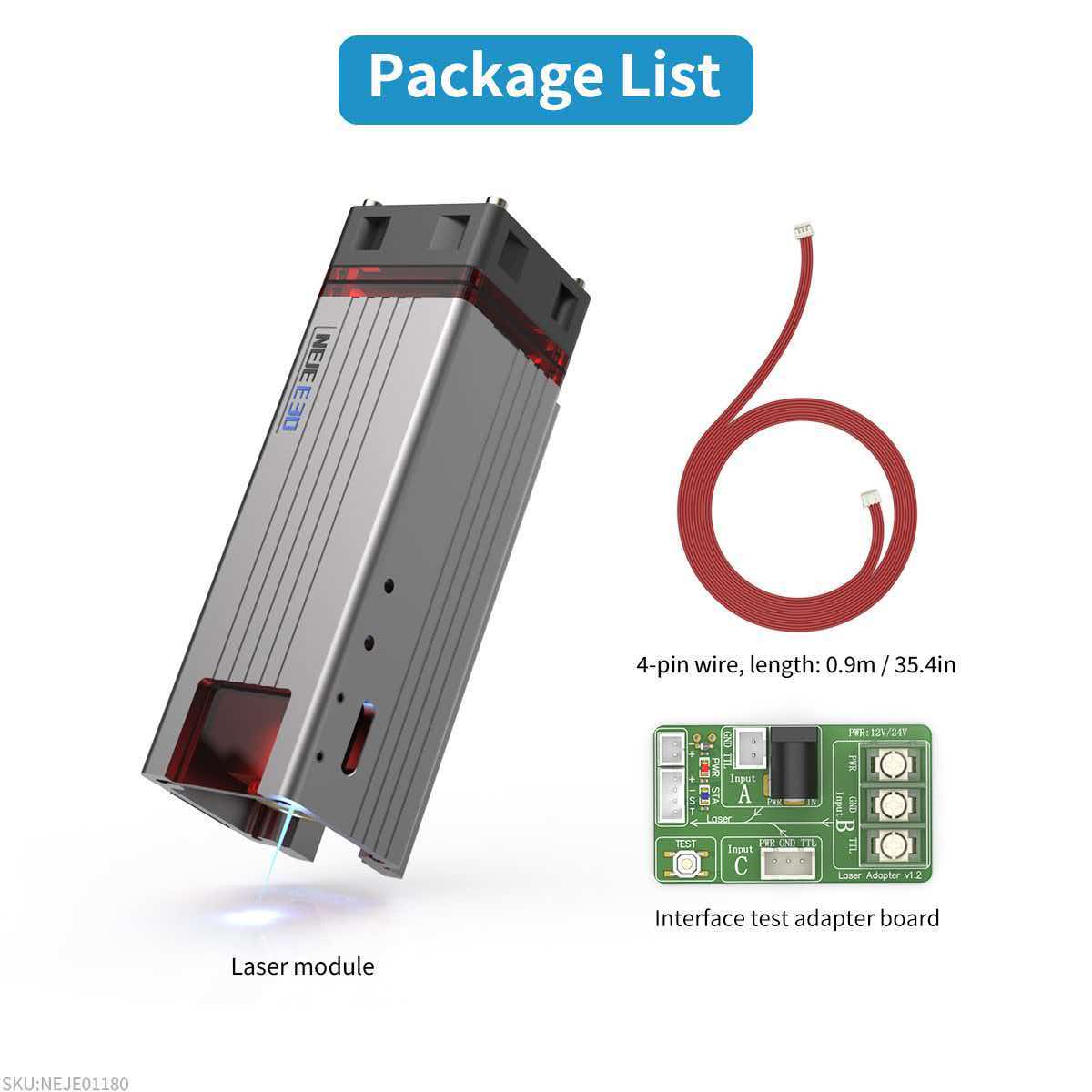 NEJE E30 Kit Modulo Laser ad A - Industrial Grade Laser Cutter recensione e prezzo