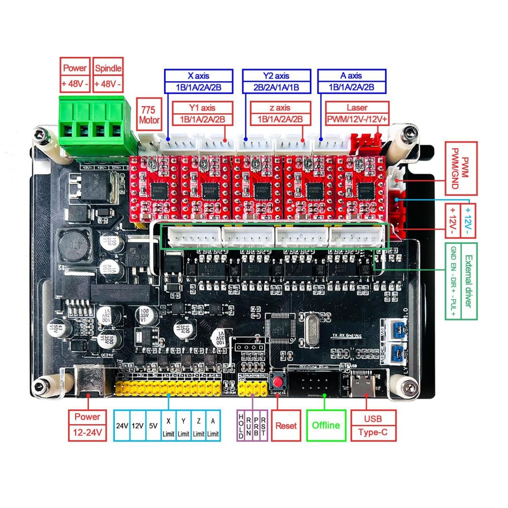 Scheda di controllo offline Gr - Breakout Board Mach3 recensione e prezzo