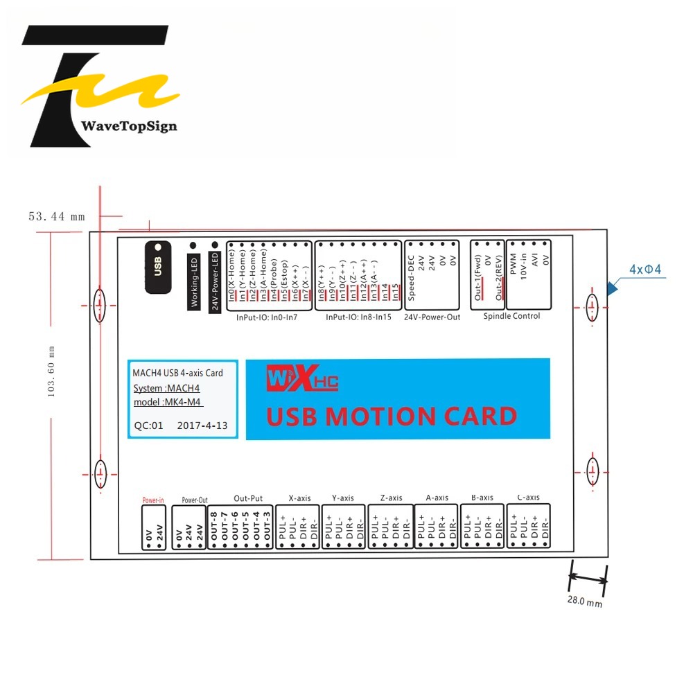 Scheda di Controllo USB XHC Ma - Breakout Board Mach3 recensione e prezzo