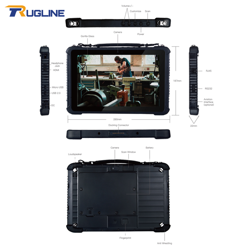 RUGLINE Windows 11 8G+128G Rob - Industrial Laser Scanner recensione e prezzo