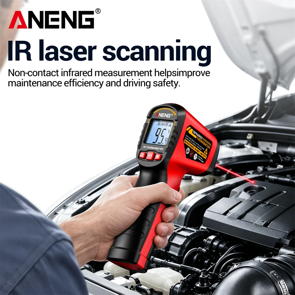 ANENG TH204 Termometro a Infra - Industrial Laser Temperature recensione e prezzo