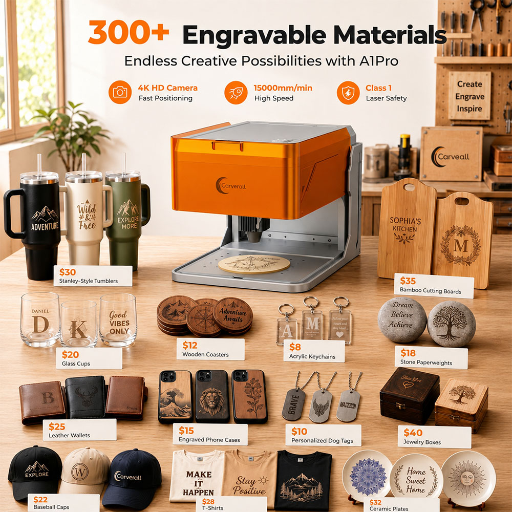 Carverall A1PRO Incisore Laser - Industrial Grade Laser Cutter recensione e prezzo