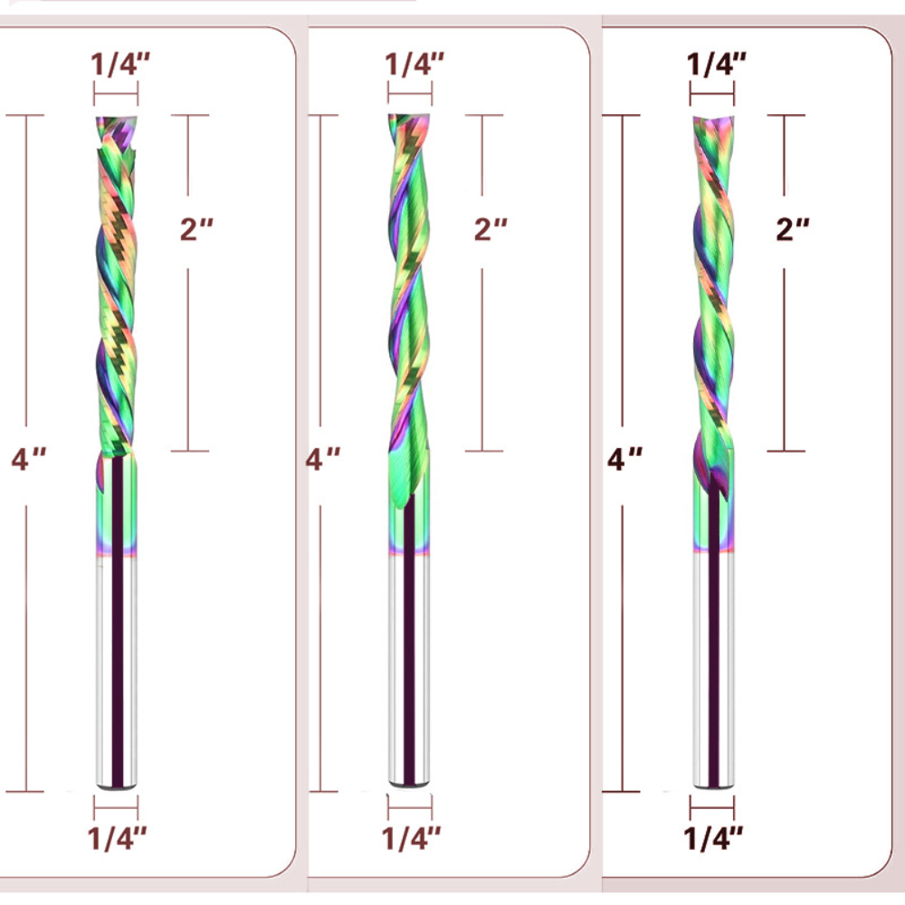 Fresa a spirale con rivestimen - Cnc Router Bit recensione e prezzo