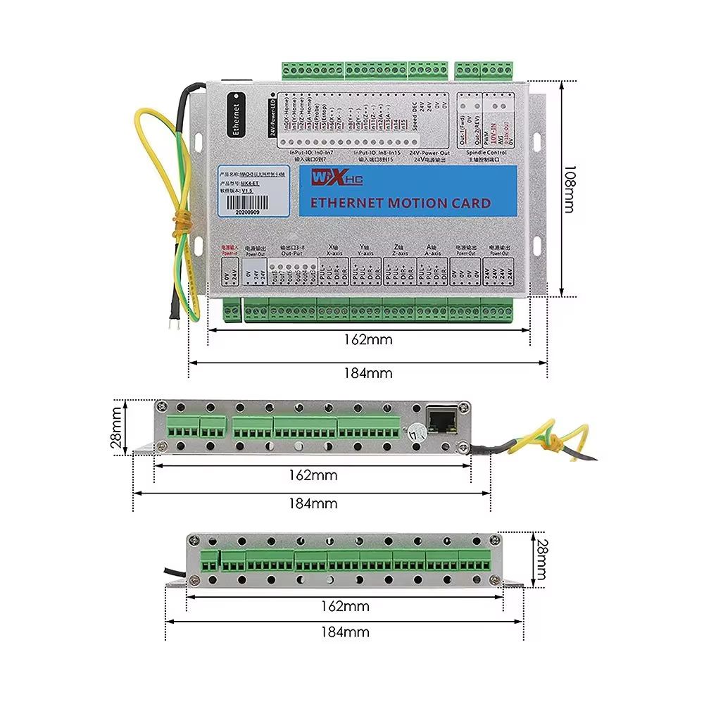XHC Ethernet MK4-ET mach3 sche - Breakout Board Mach3 recensione e prezzo